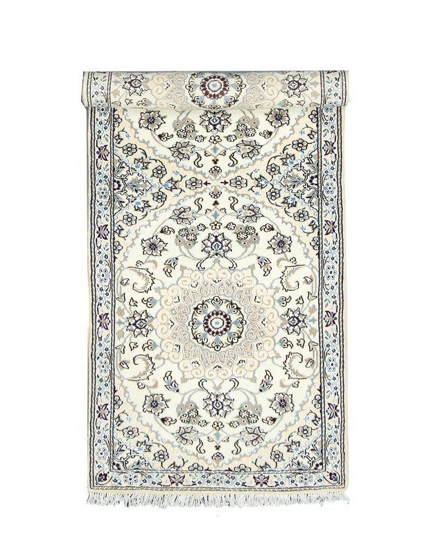 Handgeknüpfter Nain Perserteppich 207 × 83 cm
