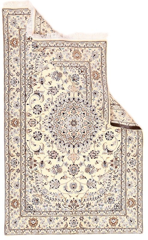 Handgeknüpfter Nain Perserteppich 244 × 153 cm