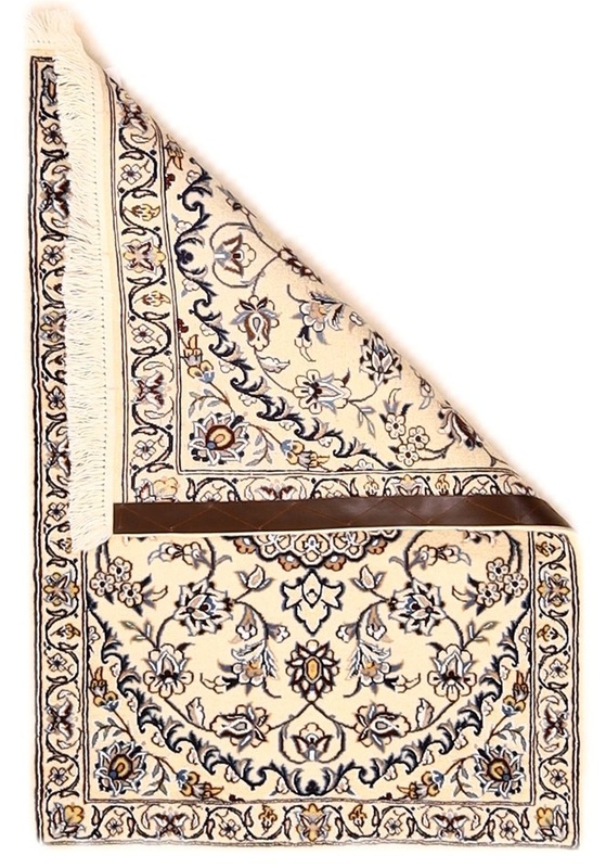 Nain Perserteppich aus Iran, 90 × 60 cm