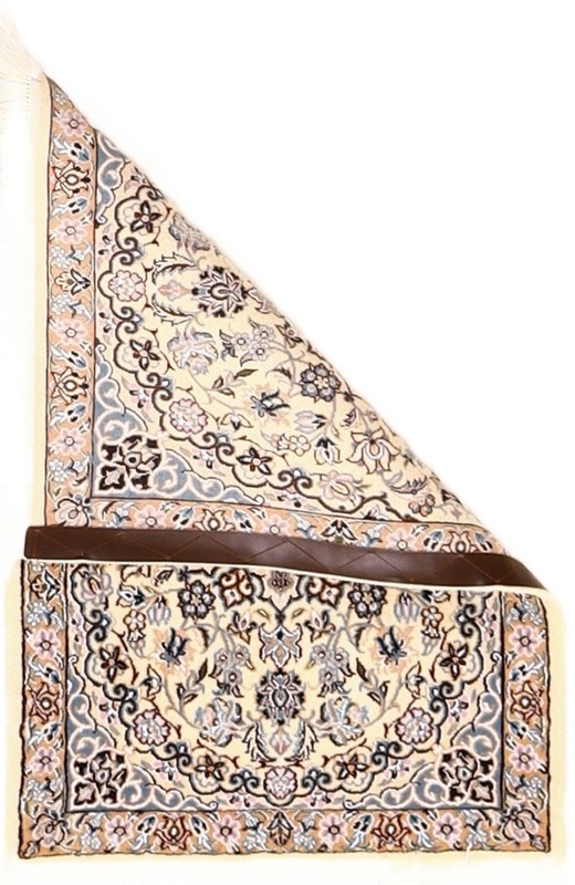 perserteppich-90-x-60-cm-wolle-seide-handgeknupft-nain Handgeknüpfter Nain Perserteppich 90 × 60 cm