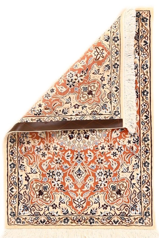 Nain Perserteppich aus Iran, 90 × 60 cm