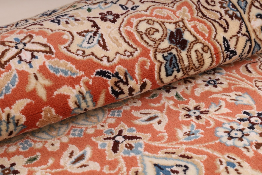 Nain Perserteppich aus Iran, 90 × 60 cm