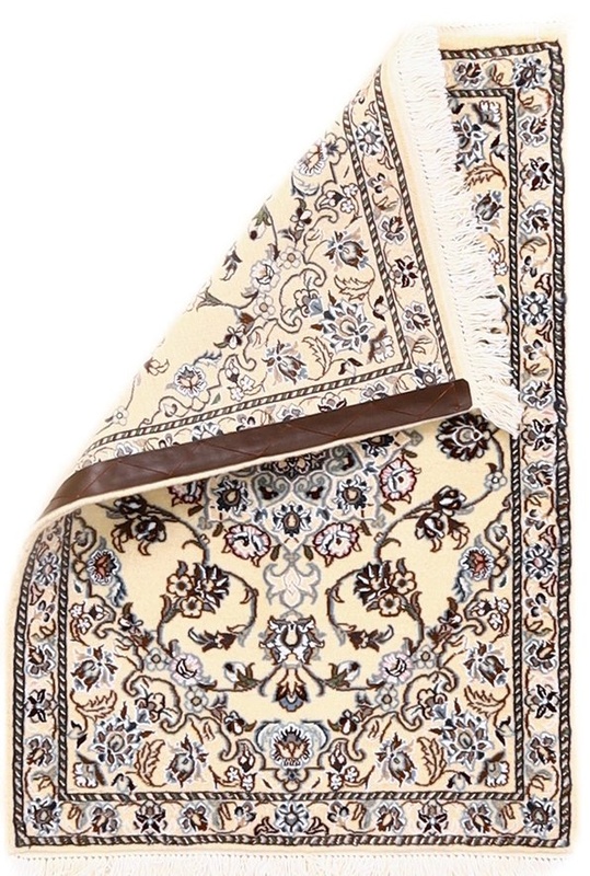 Nain Perserteppich aus Iran, 90 × 60 cm