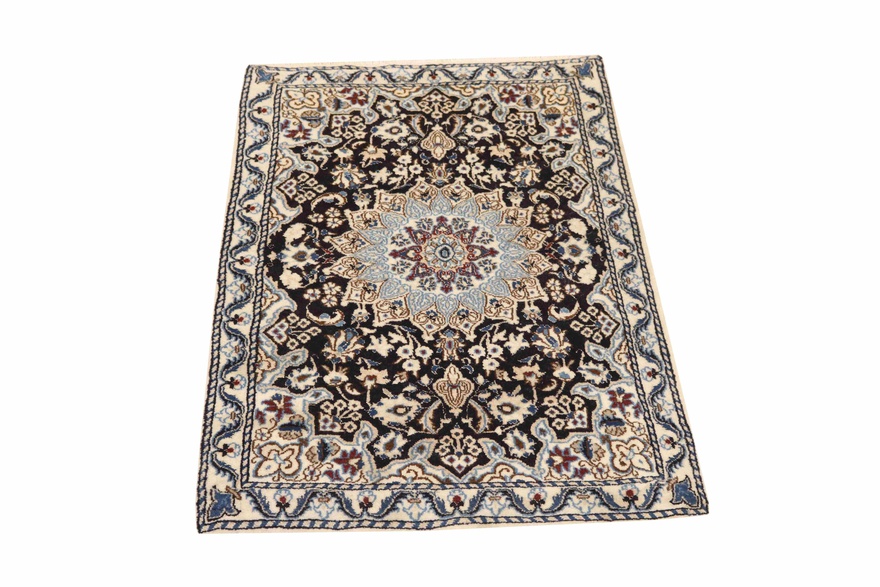perserteppich-nain-135-x-84-cm-wolle-handgeknupft-1 Handgeknüpfter Nain Perserteppich 135 × 84 cm