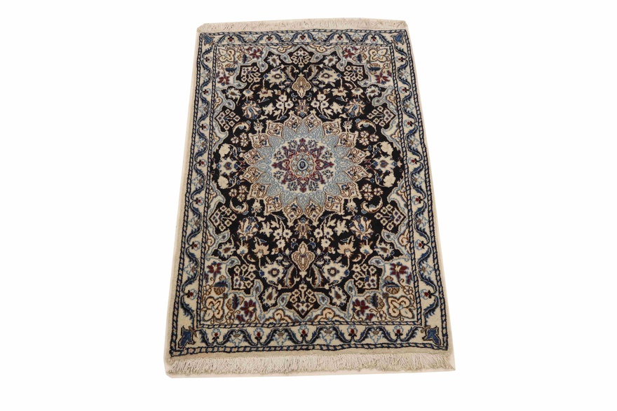 perserteppich-nain-135-x-84-cm-wolle-handgeknupft-2 Handgeknüpfter Nain Perserteppich 135 × 84 cm