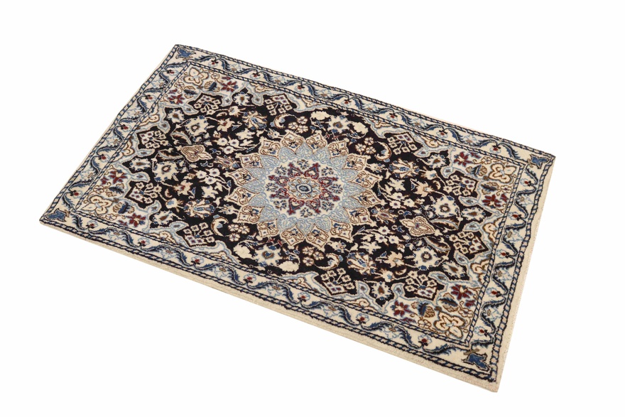 perserteppich-nain-135-x-84-cm-wolle-handgeknupft-3 Handgeknüpfter Nain Perserteppich 135 × 84 cm