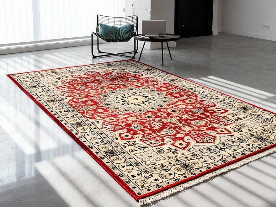 Handgeknüpfter Nain Perserteppich 195 × 116 cm