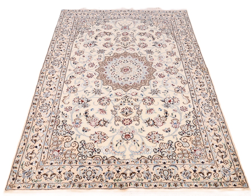 perserteppich-nain-204-x-135-cm-schurwolle-und-seide-handgeknupft-2 Nain Perserteppich 204 × 135 cm aus Wolle & Seide, handgeknüpft