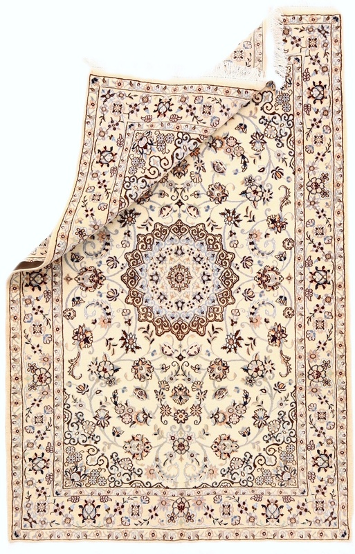 Handgeknüpfter Nain Perserteppich 205 × 134 cm