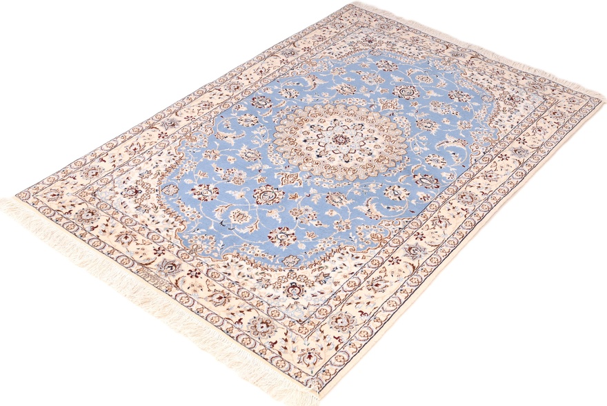 perserteppich-nain-162-x-105-cm-wolle-und-seide-handgeknupft-2 Nain Perserteppich aus Iran, 162 × 105 cm