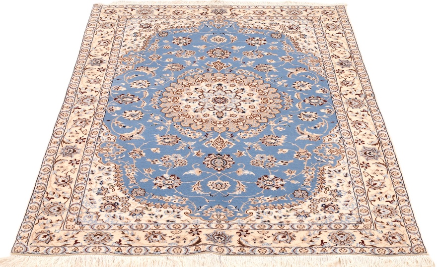 perserteppich-nain-162-x-105-cm-wolle-und-seide-handgeknupft-3 Nain Perserteppich aus Iran, 162 × 105 cm