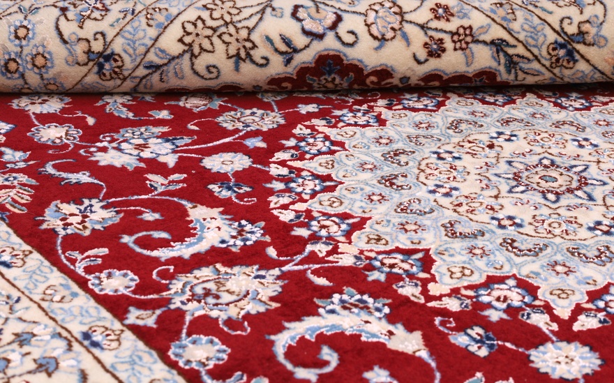 Nain Perserteppich aus Iran, 155 × 116 cm