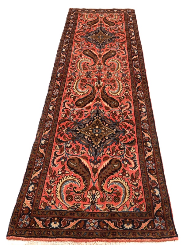 Handgeknüpfter Perserteppich 282 × 75 cm