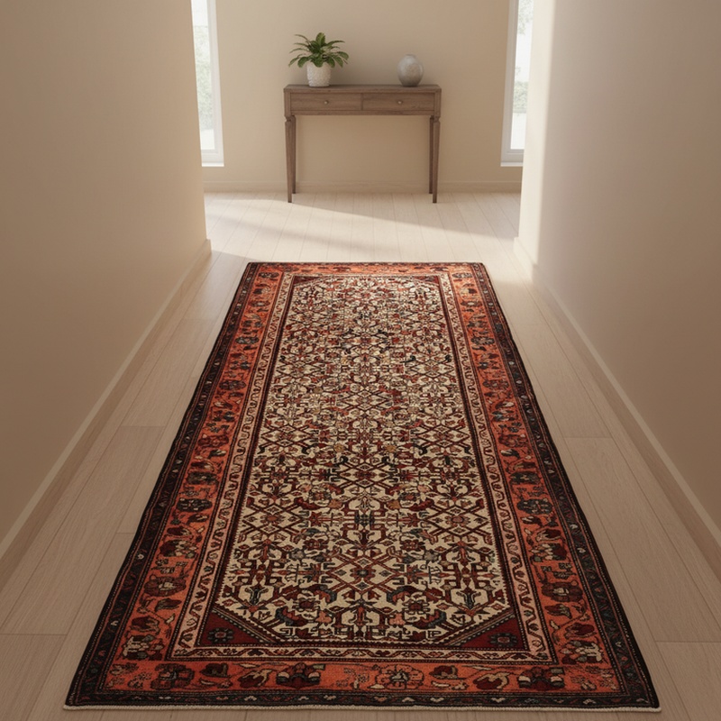 Perserteppich aus Iran, 208 × 88 cm