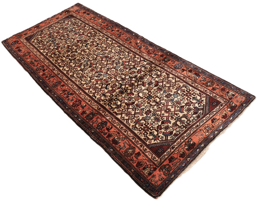 Perserteppich aus Iran, 208 × 88 cm