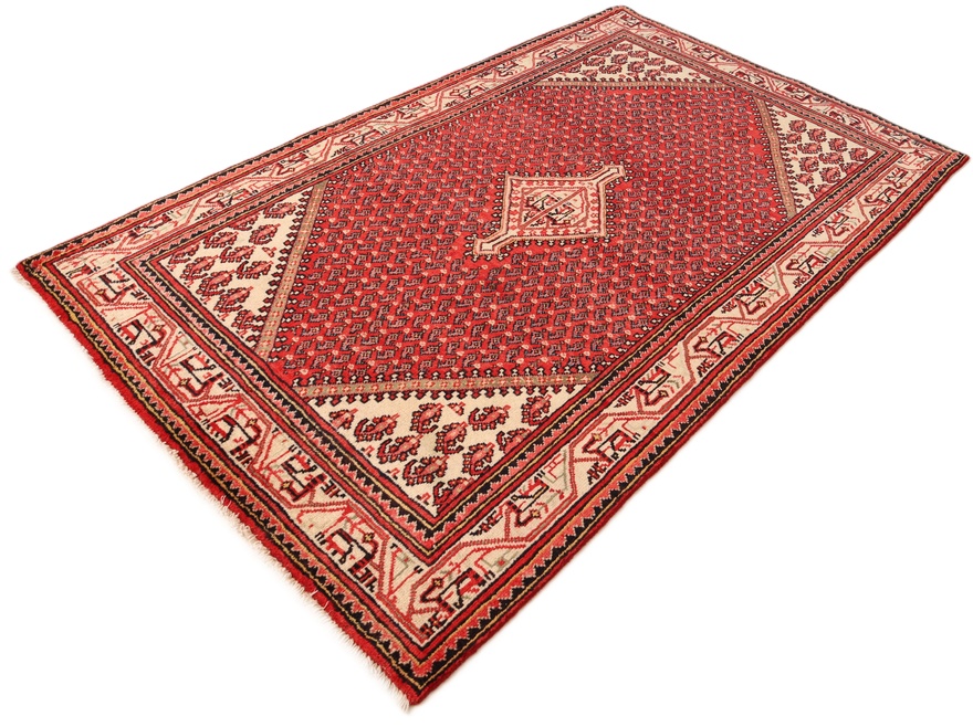 Sarough Perserteppich 213 × 133 cm aus Wolle, handgeknüpft