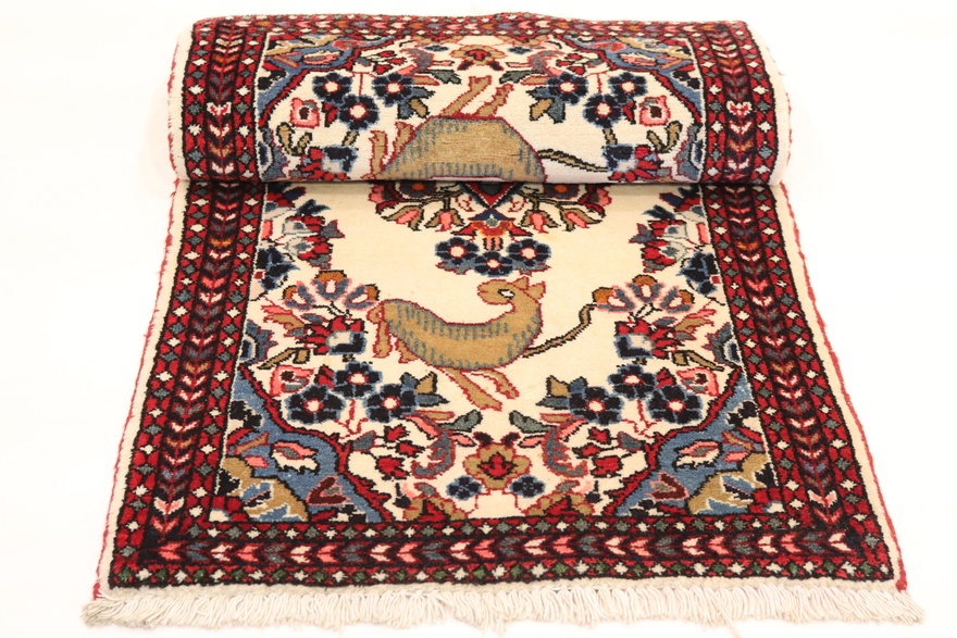 Handgeknüpfter Sarough Perserteppich 129 × 62 cm