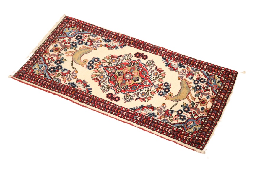 Handgeknüpfter Sarough Perserteppich 129 × 62 cm