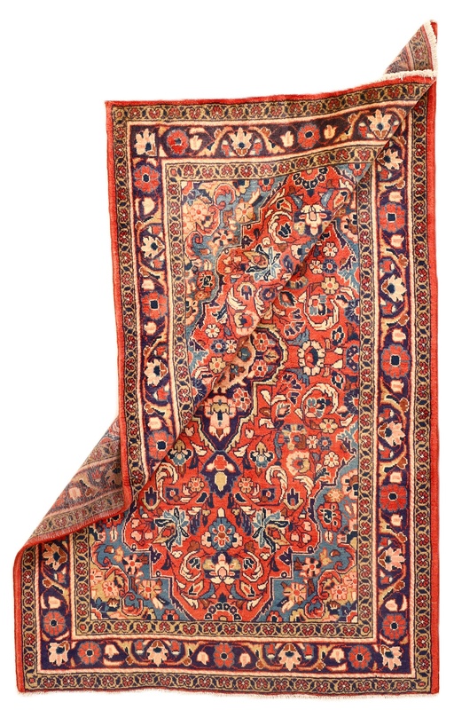Handgeknüpfter Sarough Perserteppich, 208 × 130 cm, Wolle