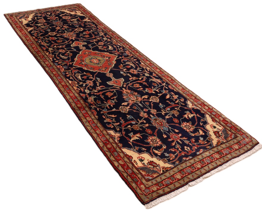 Handgeknüpfter Sarough Perserteppich 327 × 108 cm