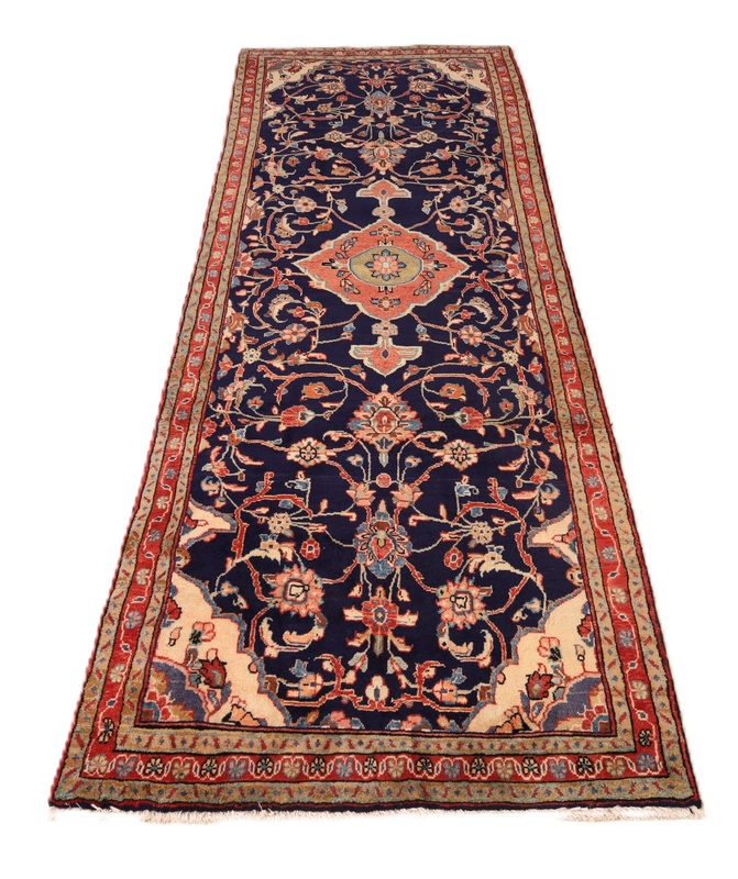 Handgeknüpfter Sarough Perserteppich 327 × 108 cm