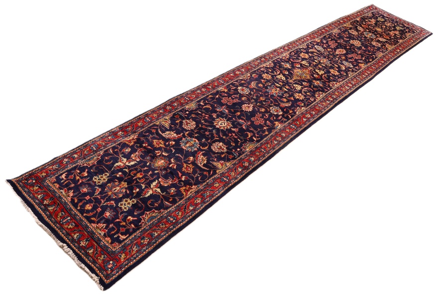 Sarough Perserteppich aus Iran, 444 × 81 cm