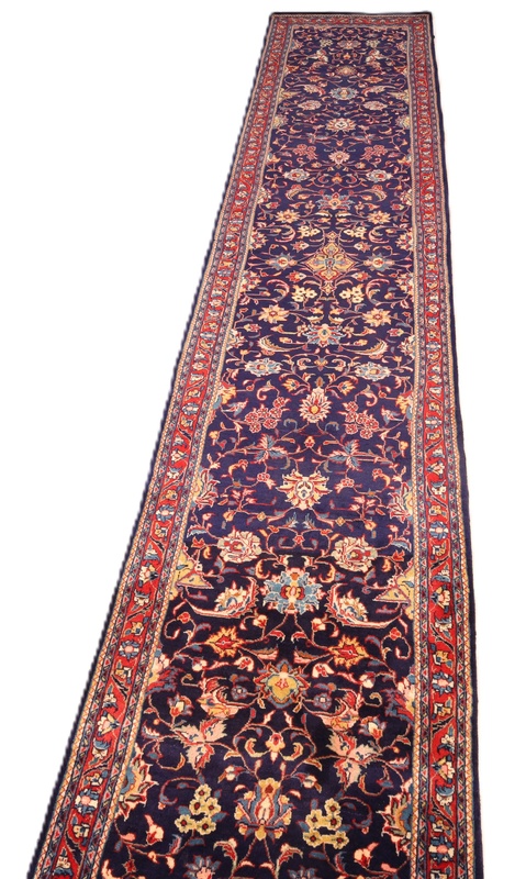 Sarough Perserteppich aus Iran, 444 × 81 cm