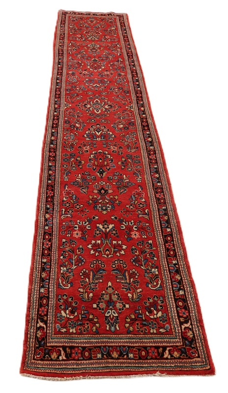 Sarough Perserteppich aus Iran, 434 × 81 cm
