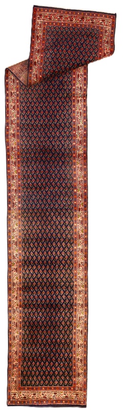 Sarough Perserteppich aus Iran, 424 × 76 cm