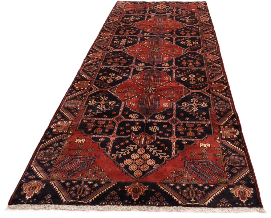 Handgeknüpfter Perserteppich 397 × 161 cm