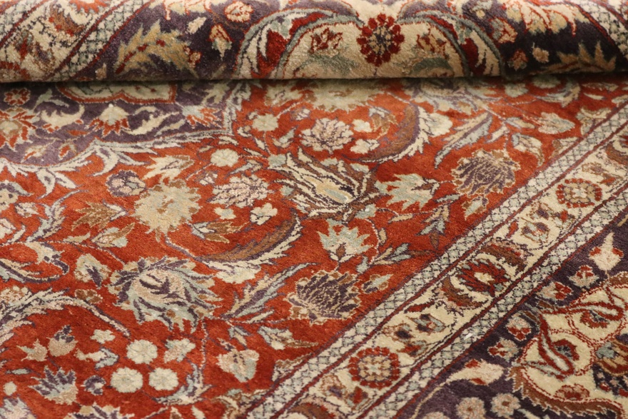 perserteppich-184-x-124-cm-seide-handgeknupft-1 Handgeknüpfter Perserteppich 184 × 124 cm