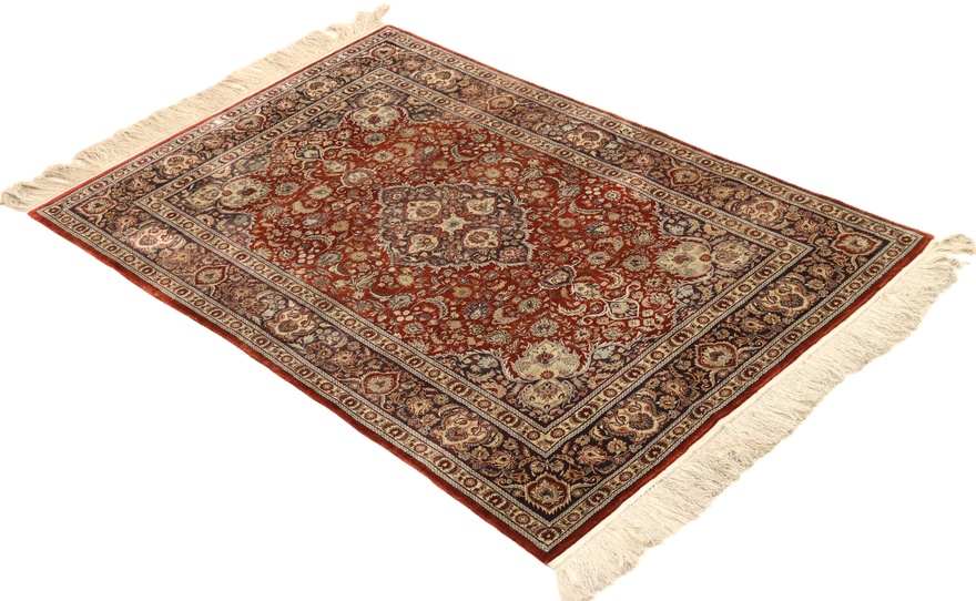 perserteppich-184-x-124-cm-seide-handgeknupft-2 Handgeknüpfter Perserteppich 184 × 124 cm