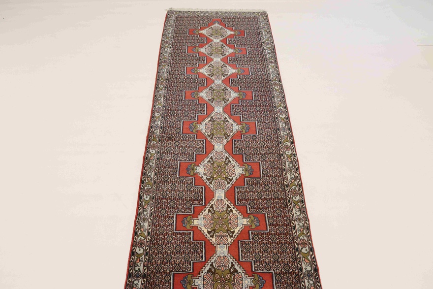Perserteppich 382 × 98 cm aus Wolle, handgeknüpft