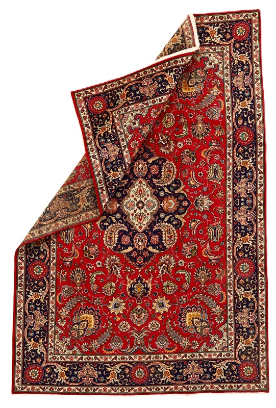 perserteppich-tabriz-290-x-192-cm-wolle-handgeknupft-rot-orange-2 Täbriz Perserteppich aus Iran, 290 × 192 cm