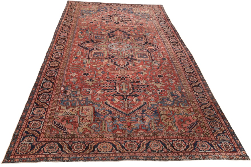 Antiker Perserteppich aus Iran, 547 × 330 cm