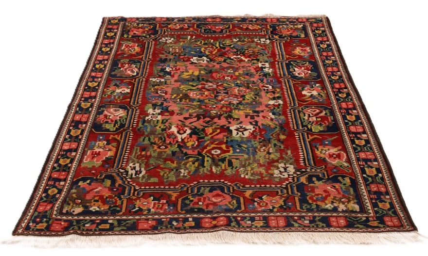 Antiker Bakhtiari Perserteppich, 210 × 148 cm, Wolle
