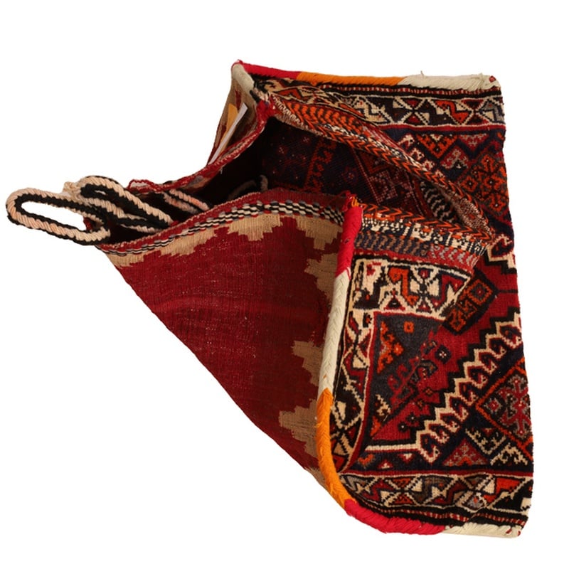 Qashqai Perserteppich antik, 64 × 60 cm, Wolle