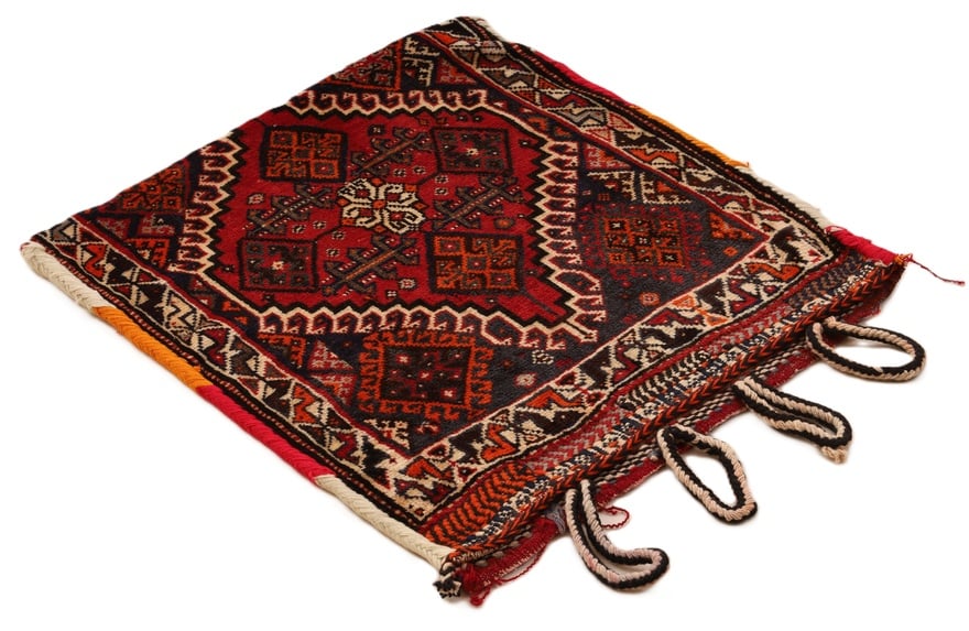 Qashqai Perserteppich antik, 64 × 60 cm, Wolle