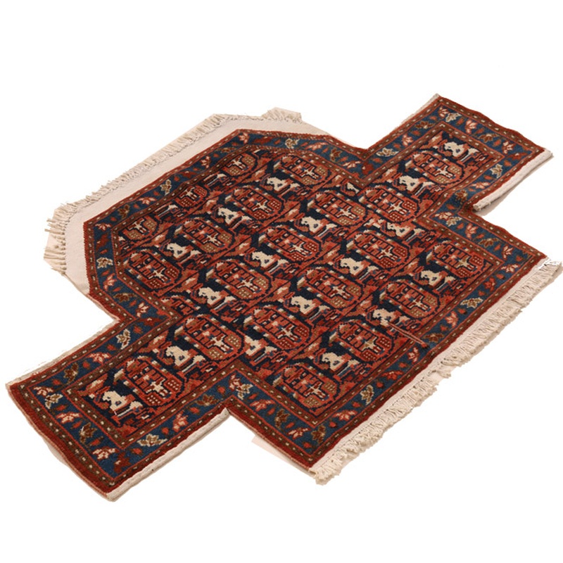Antiker Afshar Perserteppich, 107 × 65 cm, Wolle