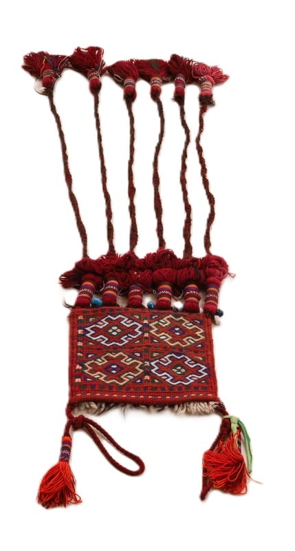 perserteppich-25-x-22-cm-wolle-handgewebt-antik Antiker Perserteppich aus Iran, 25 × 22 cm