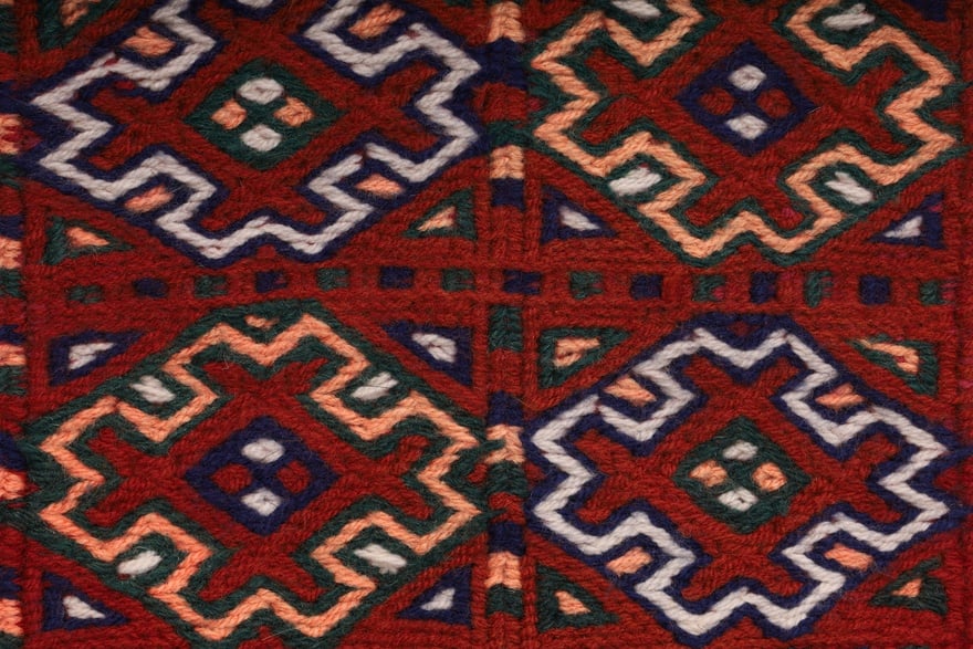 perserteppich-25-x-22-cm-wolle-handgewebt-antik-1 Antiker Perserteppich aus Iran, 25 × 22 cm