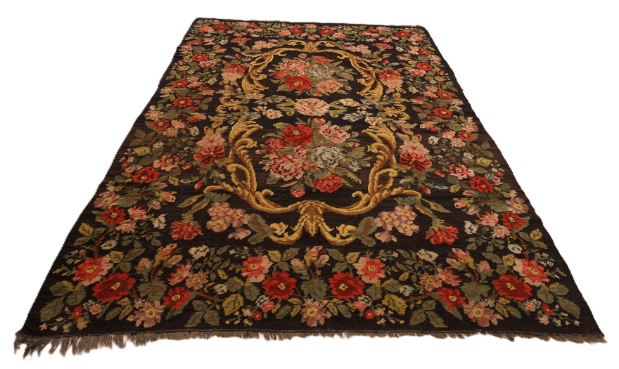 Antiker Kelim Perserteppich aus Iran, 350 × 210 cm