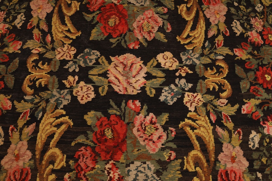 Antiker Kelim Perserteppich aus Iran, 350 × 210 cm