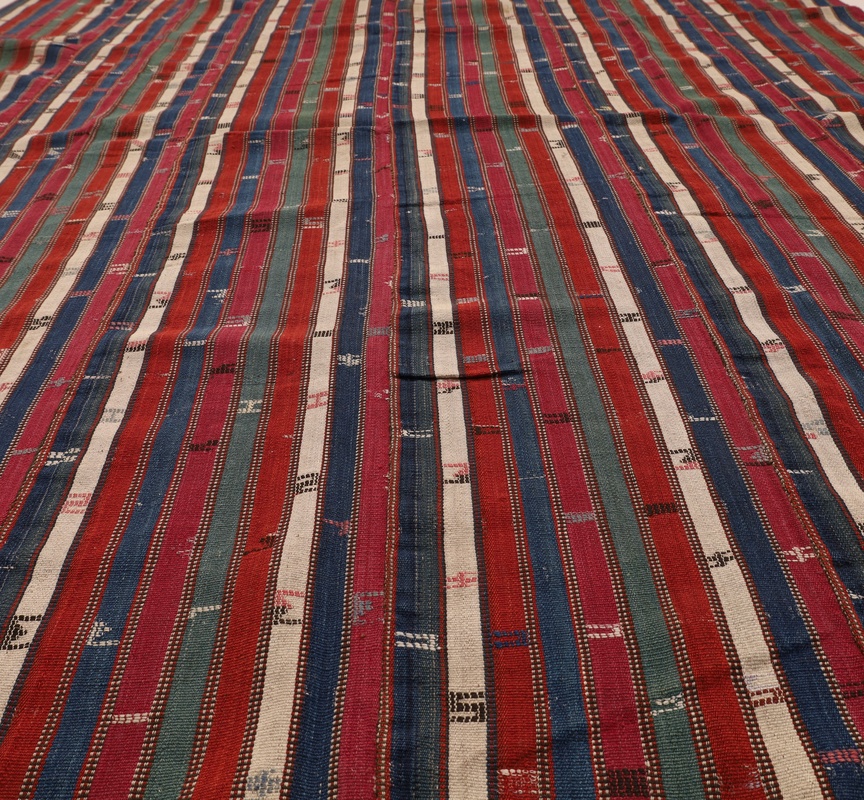 Antiker Kelim Perserteppich aus Iran, 170 × 150 cm