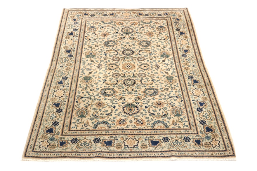 perserteppich-kashan-208-x-135-cm-wolle-handgeknupft-antik-1 Kashan Perserteppich antik, 208 × 135 cm, Wolle