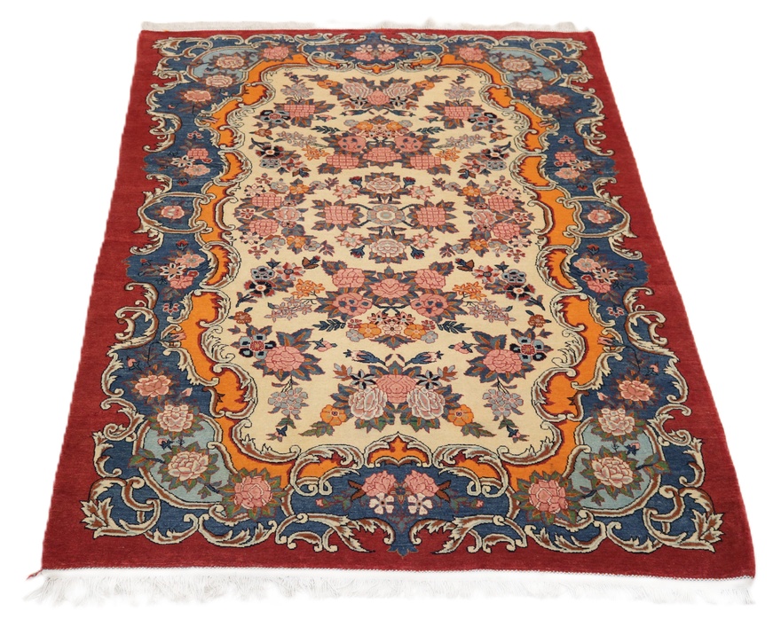 perserteppich-kashan-203-x-135-cm-wolle-handgeknupft-antik-1 Kashan Perserteppich antik, 203 × 135 cm, Wolle