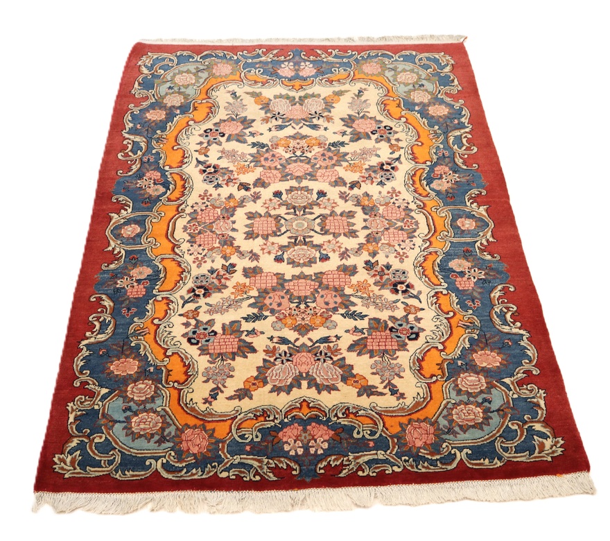 perserteppich-kashan-203-x-135-cm-wolle-handgeknupft-antik-3 Kashan Perserteppich antik, 203 × 135 cm, Wolle