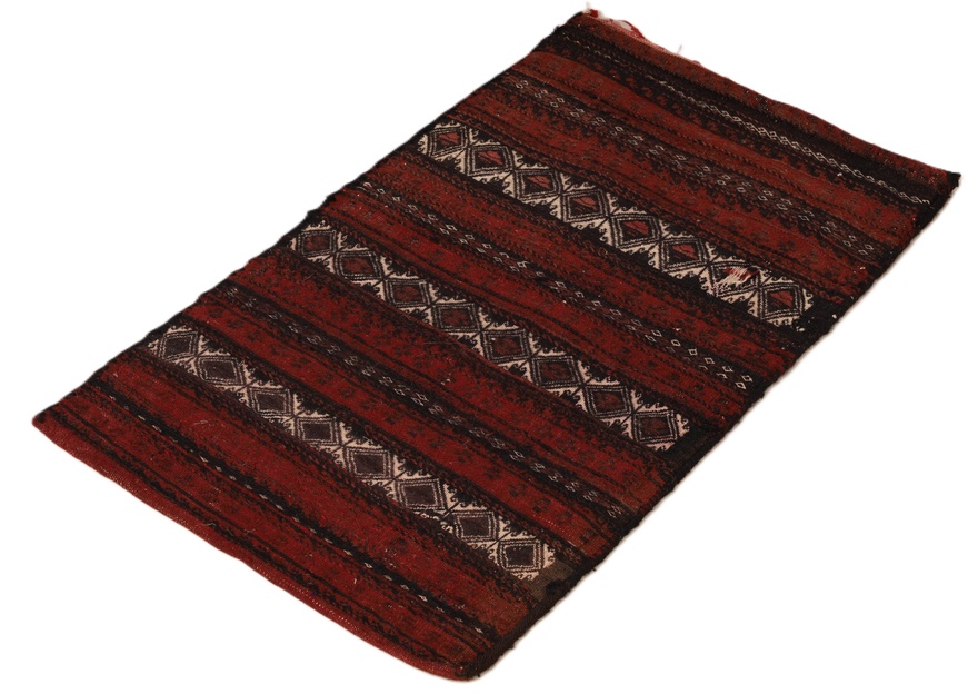 Antiker Kelim Perserteppich aus Iran, 82 × 48 cm