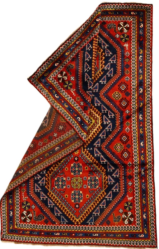 Perserteppich antik, 171 × 110 cm, Wolle
