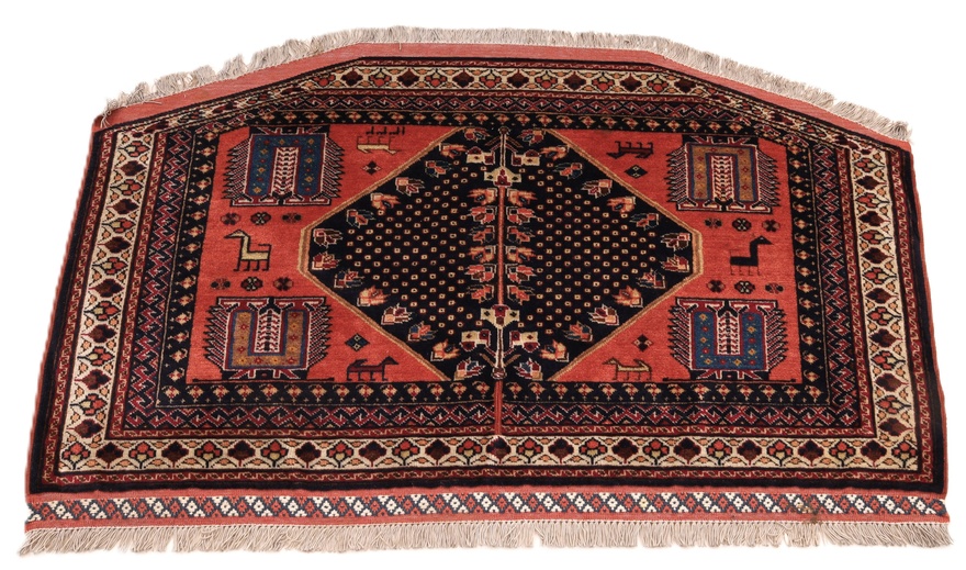 perserteppich-sirjan-95-x-53-cm-wolle-handgeknupft-antik-2 Antiker Perserteppich aus Iran, 95 × 53 cm